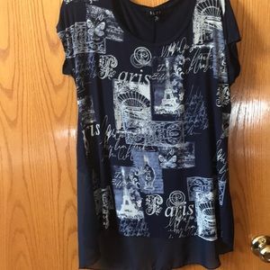 B.L.E.U Paris blouse